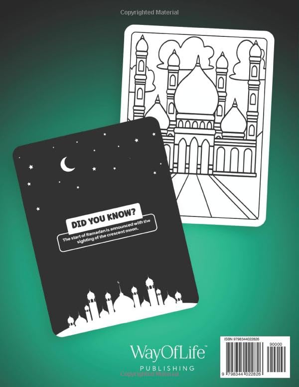 Ramadan Coloring Book for Kids: An Islamic Activity Book with Educational Facts for Muslim Boys and Girls