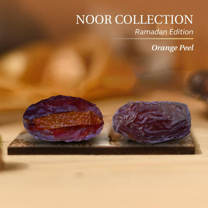 Laumiere Gourmet Fruits - Noor Collection [Ramadan Edition] - Square (16 Pcs) - Halal Dried Fruits and Nuts Basket - Medjool Dates Box - Hamper - Ramzan Festive Celebrations - No Added Sugar