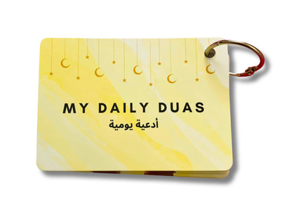 Daily Dua Cards, Islamic Flash Cards, Muslim Children Gift, Dua Cards, Quran, Dua Book, Arabic Dua Cards with Transliteration, Ramadan Gift