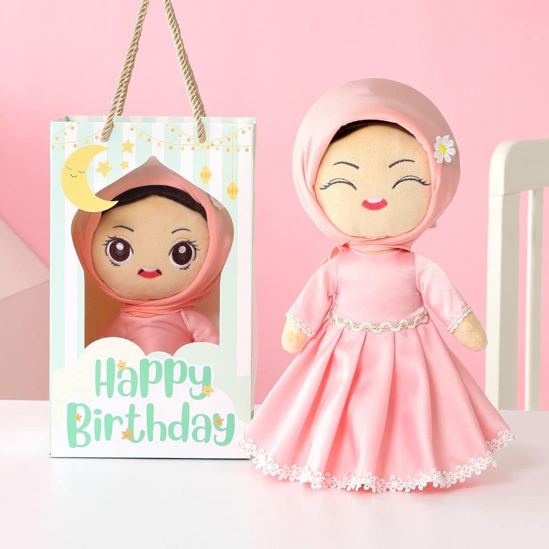 Mommy Yasmin - Soothe & Talking Hijab Doll | Surah & Dua | Birthday Gift | Interactive + Sensory + Relaxing | Remote | for Baby + Toddlers + Kids