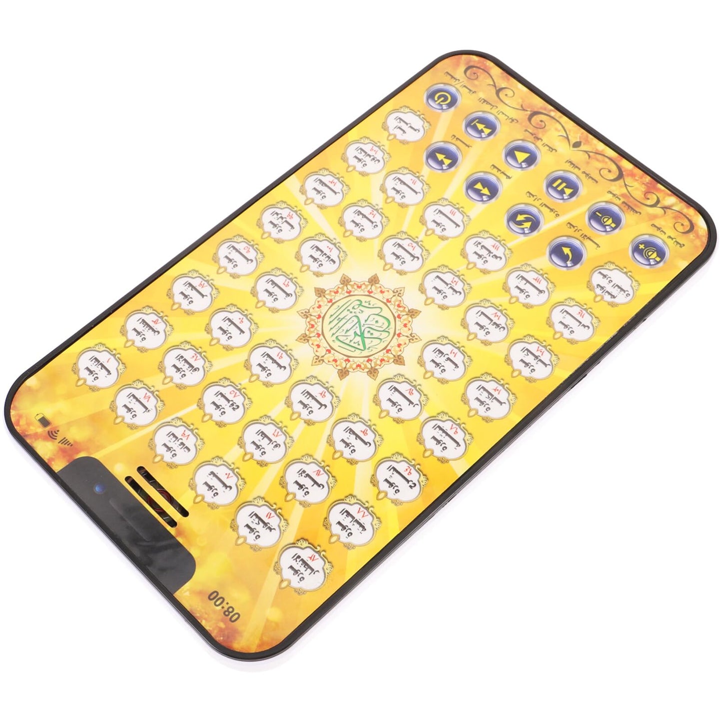 Vaguelly Arabic Islamic Kids Education Pads, Muslim Children Quran Learning Machines, Plastic Toys Taking Tablet Muslim Quran Education Holy Koran Toddler Learning Machine