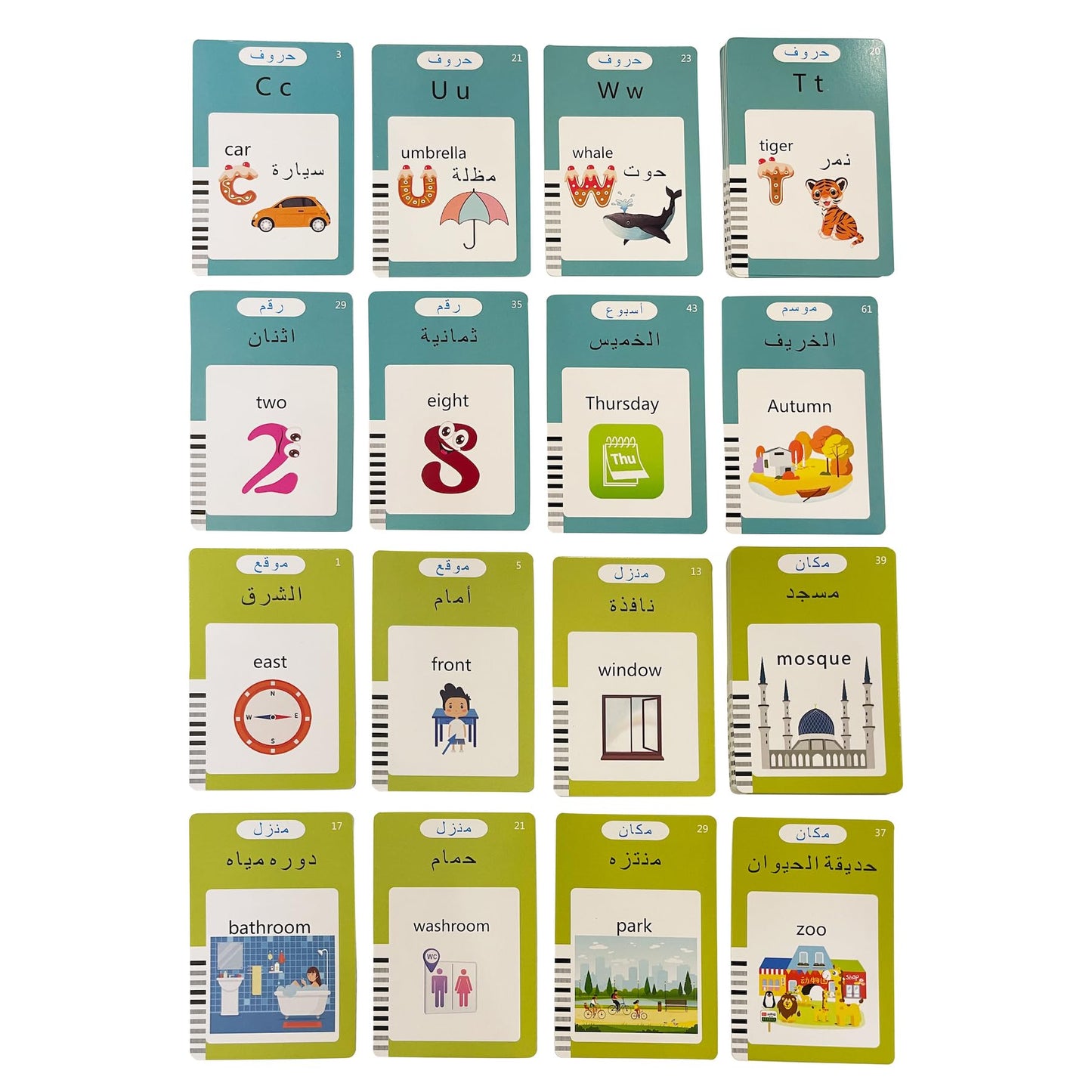 Arabic Alphabet Talking Flash Cards for Kids, 510 Sight Words Arabic Letters Flash Cards, Learning Arabic Toys for Kids Toddlers