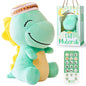 Mommy Yasmin - Soothe & Talking Kufi Dinosaur | Muslim & Islamic Toy | Eid Gift | Quran & Dua | Interactive + Relaxing | Remote | for Baby + Toddlers + Kids