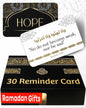 OLEEK ramadan gifts islamic quranic verses cards (30 Daily Reminders) - islamic gifts for women - muslim gifts for men - ramadan decorations for home 2025 - ramadan dua cards - eid gifts islamic decor